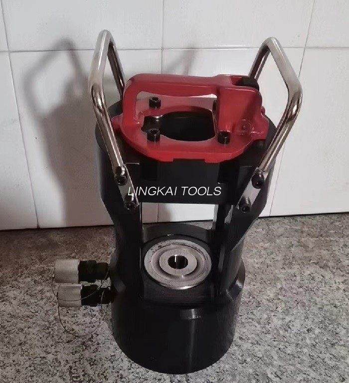 Prasa hydrauliczna z pompą silnikową do łączenia przewodów ACSR