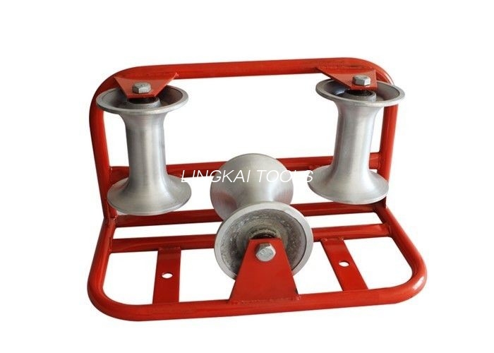 Natryskiwanie Tri-Roller Aluminiowy narożny wałek kablowy do podziemnego układania kabli