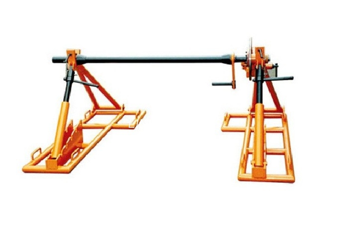 Podnośniki do podnoszenia bębnów linowych, podnośnik hydrauliczny 7T z silnikiem