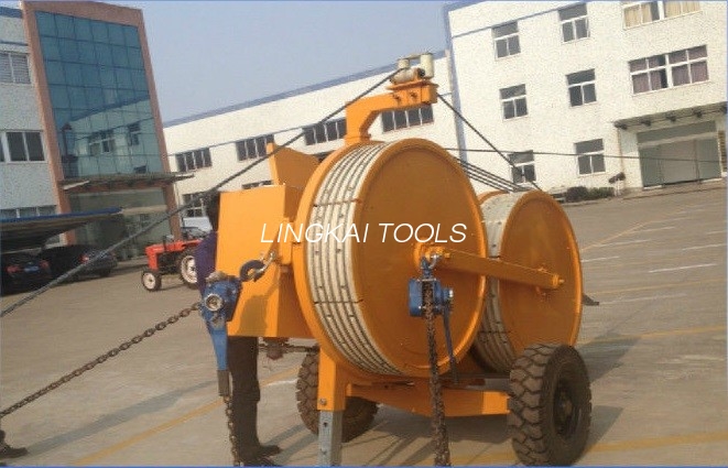 Pomarańczowy napinacz hydrauliczny SA-YQZ40 40KN do ciągnięcia / napinania przewodu