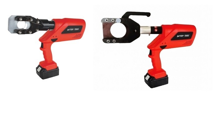 Hydrauliczny ręczny obcinak do kabli z grzechotką EC-40, siła zaciskania 60 kn, skok 40 mm